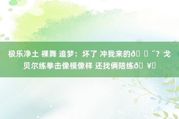 极乐净土 裸舞 追梦：坏了 冲我来的😨？戈贝尔练拳击像模像样 还找俩陪练🥊