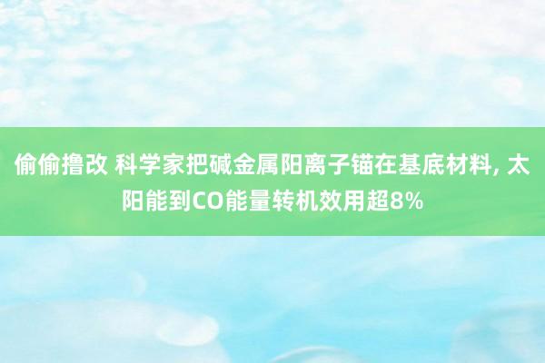 偷偷撸改 科学家把碱金属阳离子锚在基底材料， 太阳能到CO能量转机效用超8%