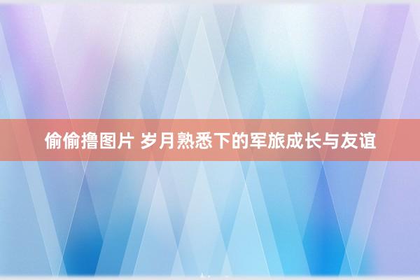 偷偷撸图片 岁月熟悉下的军旅成长与友谊