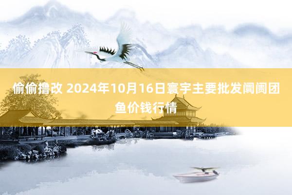 偷偷撸改 2024年10月16日寰宇主要批发阛阓团鱼价钱行情