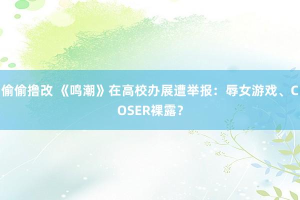 偷偷撸改 《鸣潮》在高校办展遭举报：辱女游戏、COSER裸露？