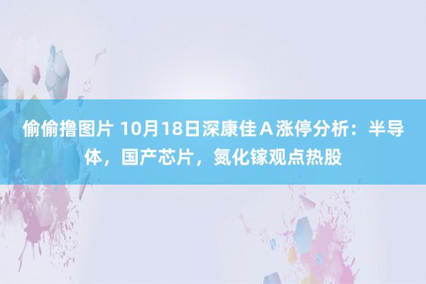 偷偷撸图片 10月18日深康佳Ａ涨停分析：半导体，国产芯片，氮化镓观点热股