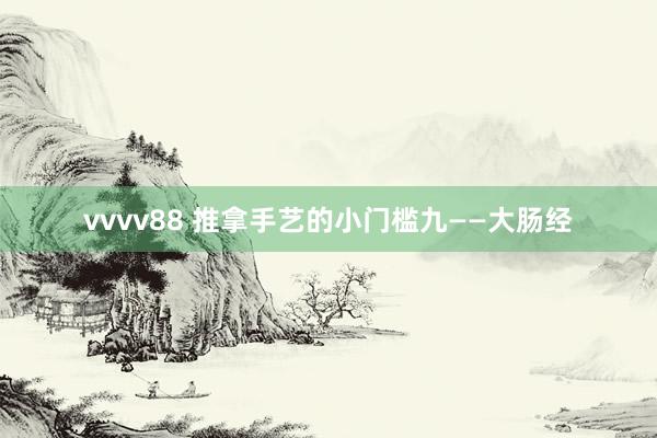 vvvv88 推拿手艺的小门槛九——大肠经