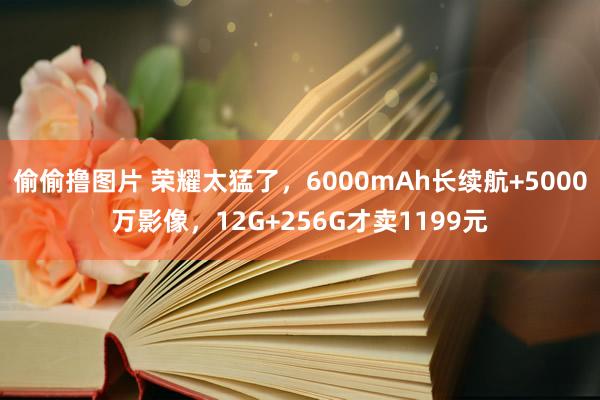 偷偷撸图片 荣耀太猛了，6000mAh长续航+5000万影像，12G+256G才卖1199元